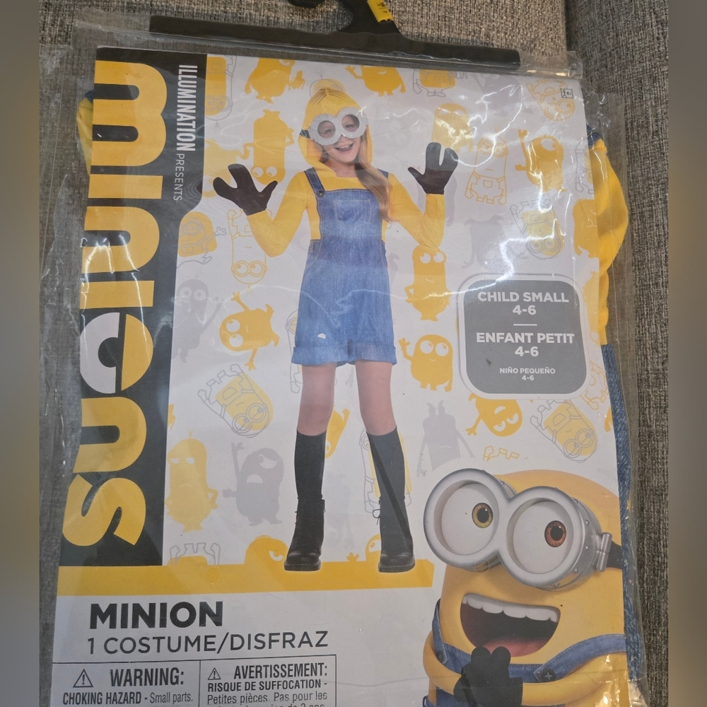 Two Minion Kids Costume - Blue and Yellow